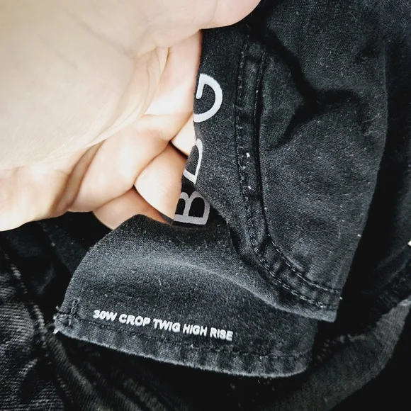 BDG UO URBAN OUTFITTERS | crop twig high rise skinny distressed frayed hem jeans - Picture 8 of 10